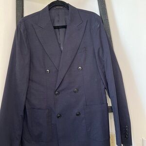 Reiss Midnight Blue Double-Breasted Blazer